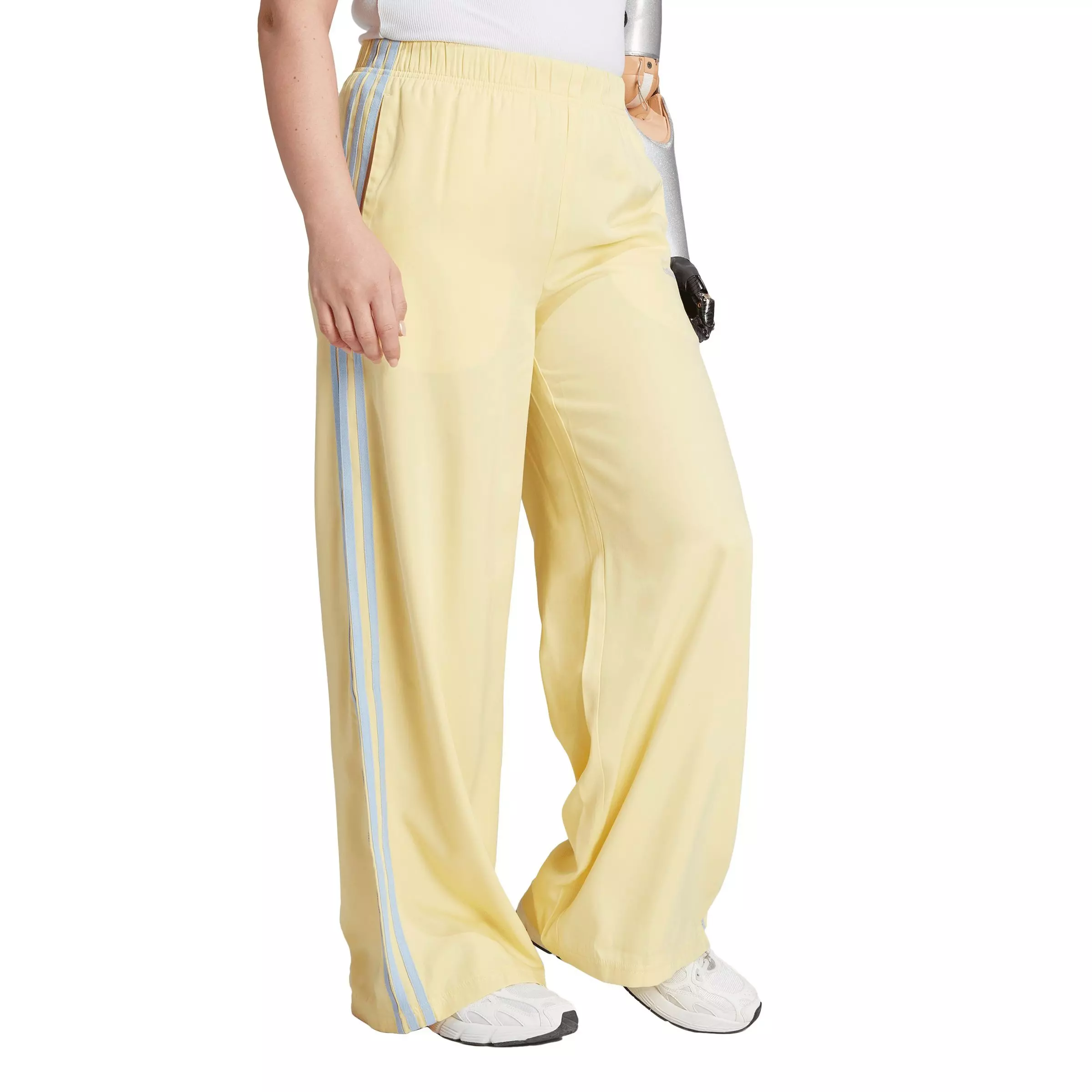 Wide legged hot sale tracksuit bottoms